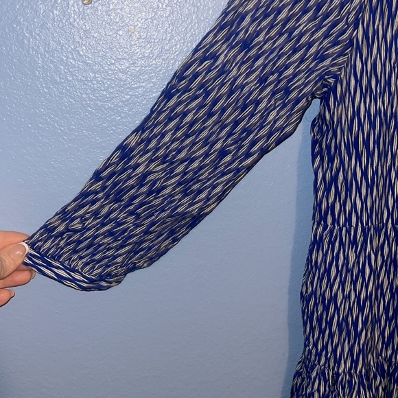 Maeve By Anthropologie S Cheyenne Peplum Top Abstract. R - Picture 3 of 7